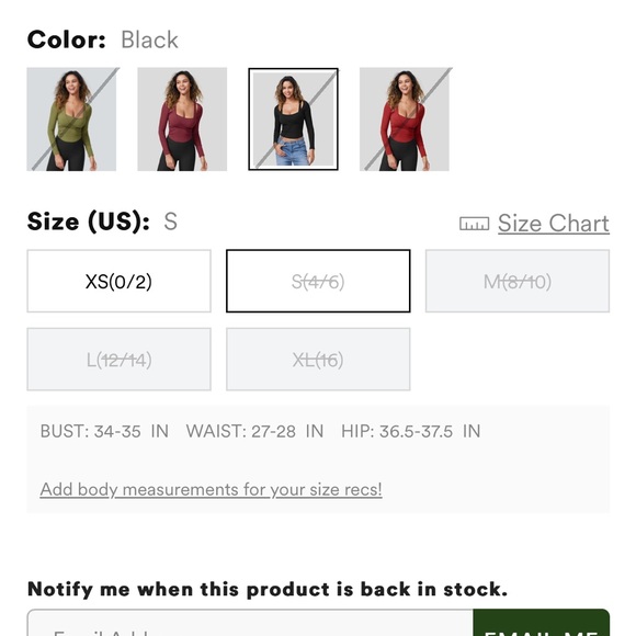 NWT Halara long sleeved sports top-black ribbed-SOLD OUT online Small - Picture 10 of 11